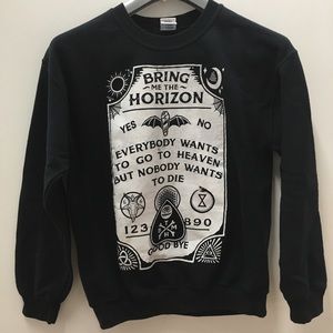 Bring Me The Horizon band black sweatshirt